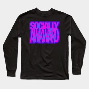 Socially Awkward with Skulltopus Long Sleeve T-Shirt